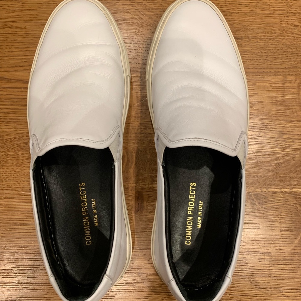 Men’s Common Projects Slip On Retro White Size 41